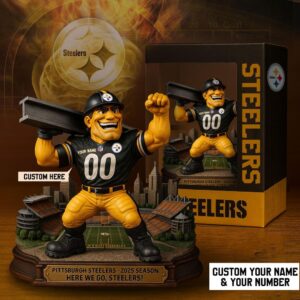 Custom Pittsburgh Steelers 2025 Season Player Desktop Ornament