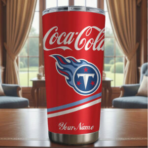 Custom Tennessee Titans x Coca Cola Name Printed Tumbler