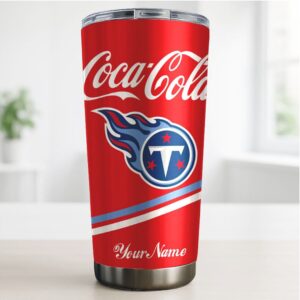 Custom Tennessee Titans x Coca Cola Name Printed Tumbler