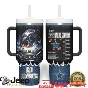 Dallas Cowboys 100% Champion Energy Tumbler