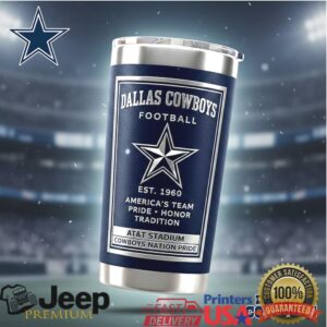 Dallas Cowboys Football Team Insulated Tumbler