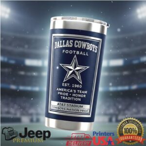 Dallas Cowboys Football Team Insulated Tumbler