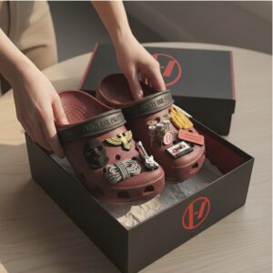 Deep Red Decadence Sandals Crocs