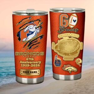 Denver Broncos 67Th Anniversary Empower Field Tumbler