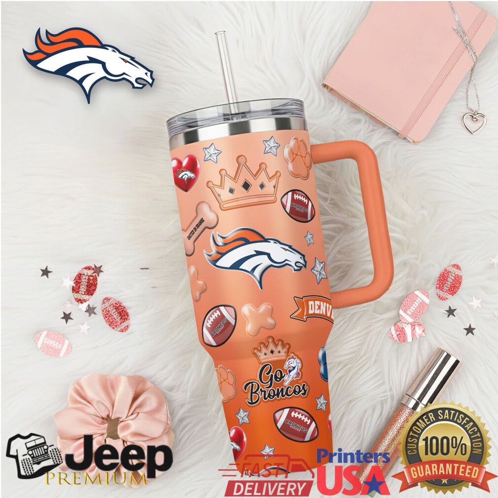 Denver Broncos The Memory Company Single Hit Bling Tumbler Denver Broncos The Memory Company Single Hit Bling Tumbler