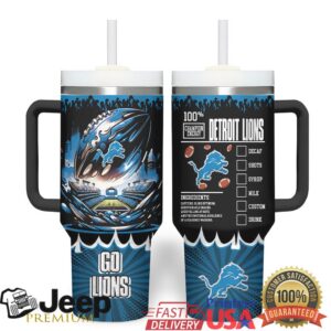 Detroit Lions 100% Champion Insulated Tumbler with Handle