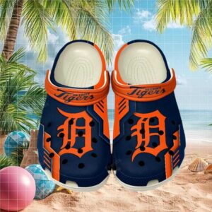 Detroit Tigers Mlb Clog Navy Orange