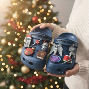 Doctor Who Themed Clogs with Charms