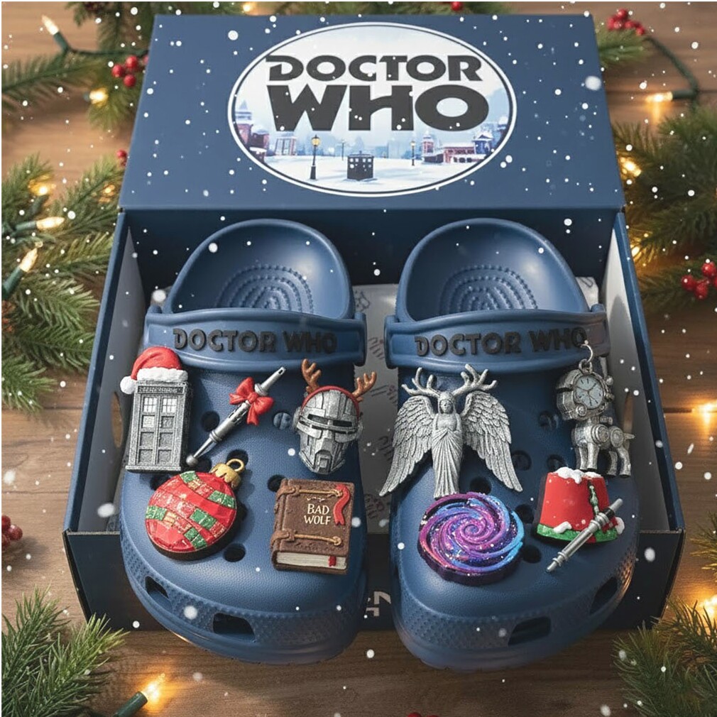 Doctor Who Themed Clogs with Charms Doctor Who Themed Clogs with Charms