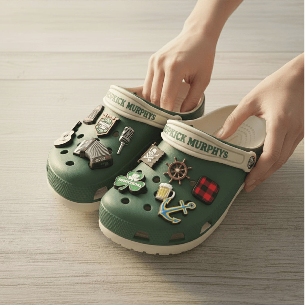 Dropkick Murphys x Crocs Classic Clog Collaboration Dropkick Murphys x Crocs Classic Clog Collaboration