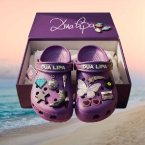 Dua Lipa x Crocs Limited Edition Purple Clogs