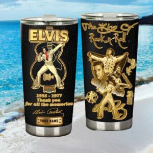 Elvis Presley King Of Rock Memorial Tribute  Tumbler