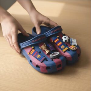 FC Barcelona Classic Clog with Jibbitz Charms