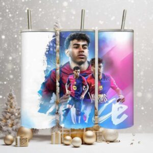 FC Barcelona Golden Boy Lamine Yamal Travel Tumbler