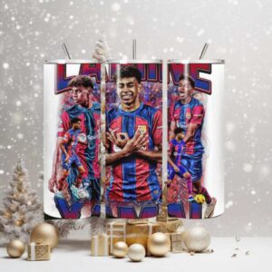 FC Barcelona Star Lamine Yamal Insulated Tumbler