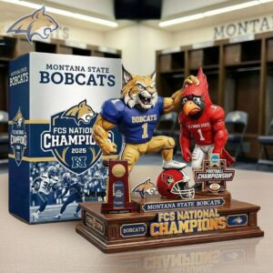 FCS National Championship Montana State Bobcats Collectible Desktop Ornament