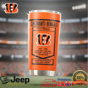 FOCO Cincinnati Bengals NFL Team Logo 30 oz Tumbler