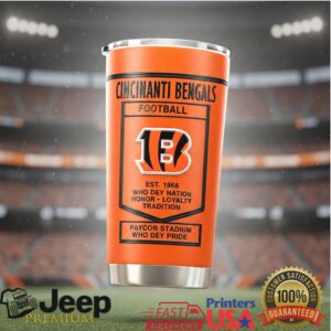 FOCO Cincinnati Bengals NFL Team Logo 30 oz Tumbler