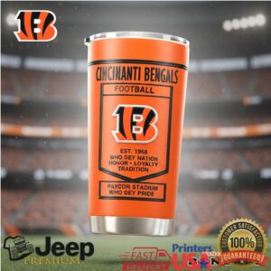 FOCO Cincinnati Bengals NFL Team Logo 30 oz Tumbler