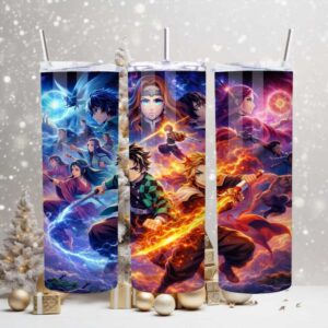 Flame and Water Hashira Tumbler