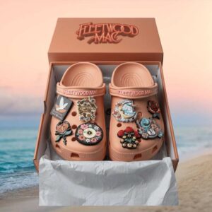 Fleetwood Mac Classic Clogs with Custom Band Charms.