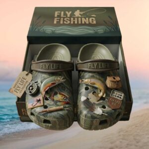 Fly Life U.S. Collection Handcrafted Fishing Clogs
