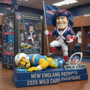 Funko NFL Collector's New England Patriots 2025 Wild Card Champions Pat Patriot Figurine Ornament