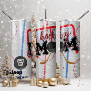 Engraved Hockey Mom Tumbler, Gift for Hockey Mom from Team