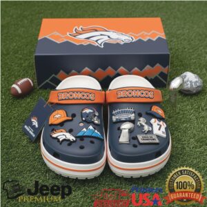 Game Day Glory Denver Broncos Classic Clogs