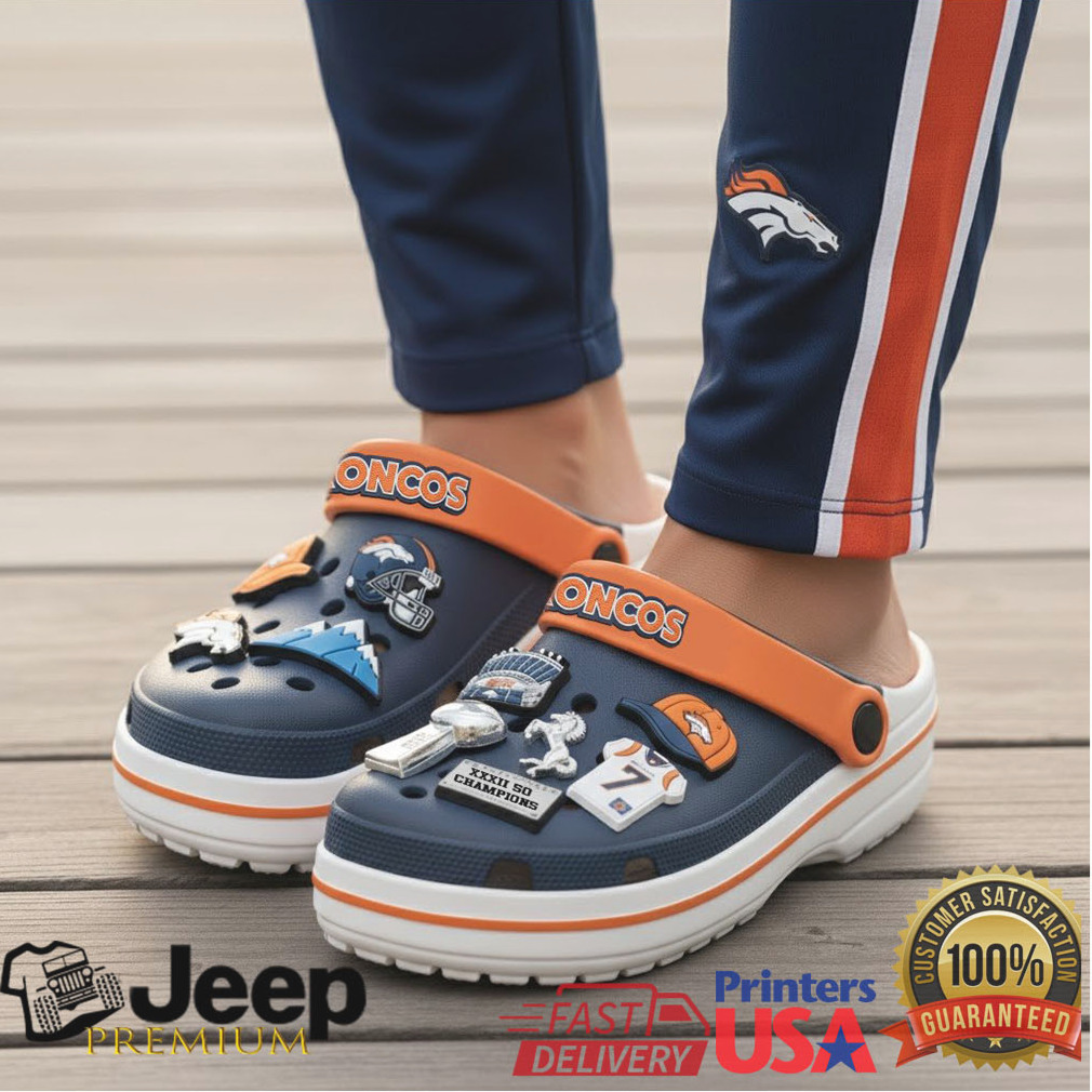 Game Day Glory Denver Broncos Classic Clogs Game Day Glory Denver Broncos Classic Clogs