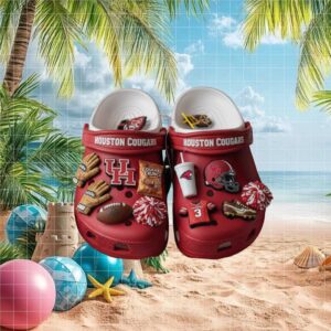 Game Day Ready Houston Cougars Crocs