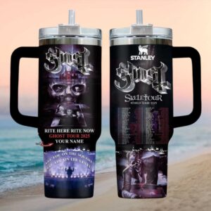 Ghost Band “Skeletour” World Tour 2025 Personalized 40oz Tumbler
