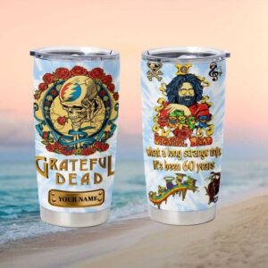 Grateful Dead 60Th Anniversary Jerry Garcia Tumbler