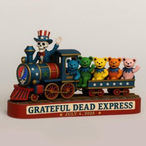 Grateful Dead Express Musical Train Sculpture