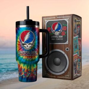 Grateful Dead “What A Long Strange Trip” 1965 Forever Tie Dye 40oz Tumbler