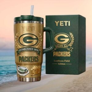 Green Bay Packers Lambeau Field Edition Yeti Tumbler with Straw