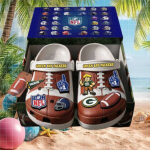 Green Bay Packers NFL Football Themed Crocs