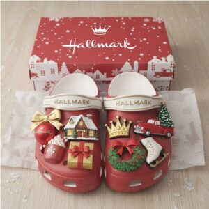 Hallmark Christmas Classic Lined Clog with Holiday Charms