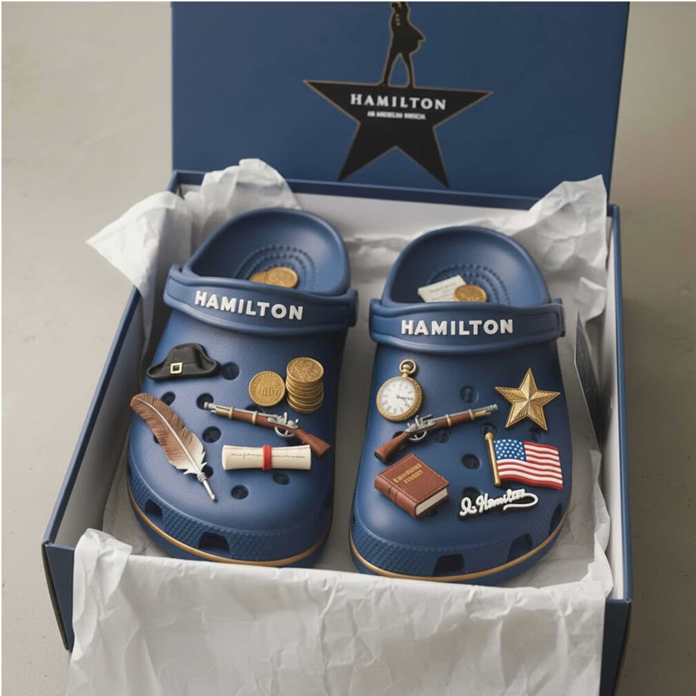 Hamilton Musical Custom Crocs with Charms Hamilton Musical Custom Crocs with Charms