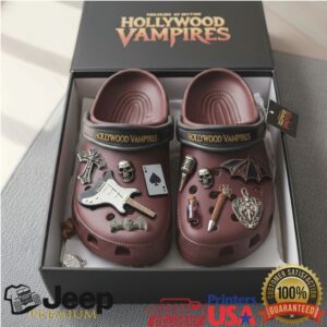 Hollywood Vampires Classic Clogs with Charms