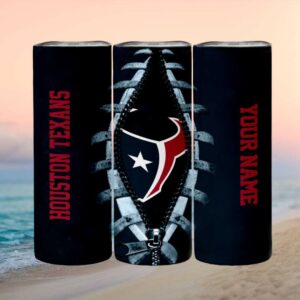 Houston Texans Tumbler Ribcage Custom Name Tumbler Design