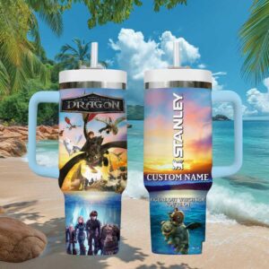 How to Train Your Dragon Hidden World Sunset 40oz Tumbler Wrap