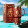 2026 CFP National Champions Indiana Hoosiers Crimson & Gold Trophy Tumbler 2026 CFP National Champions Indiana Hoosiers Crimson & Gold Trophy Tumbler