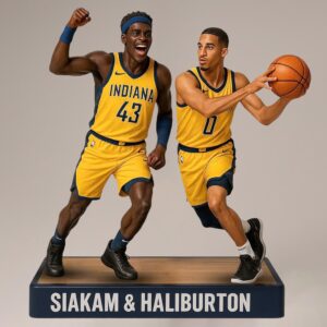 Indiana Pacers Siakam & Haliburton Collectible Desktop Figure