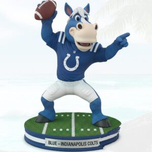 Indianapolis Colts Blue NFL Mascot 12 Figurine Statue Ornament