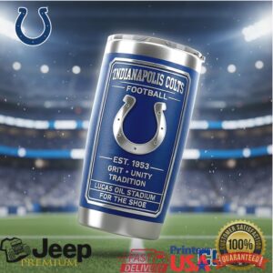 Indianapolis Colts Classic Crew Stainless Steel Tumbler
