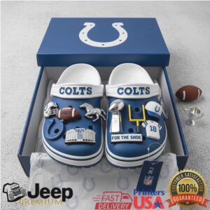 Indianapolis Colts 'For The Shoe' Crocs