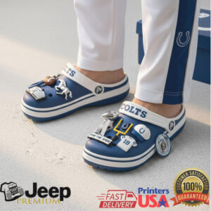 Indianapolis Colts 'For The Shoe' Crocs