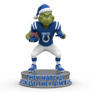 Indianapolis Colts Grinch They Hate Us Desktop Ornament