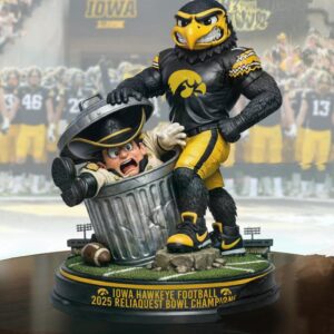 Iowa Hawkeyes 2025 ReliaQuest Bowl Champions Commemorative Ornament